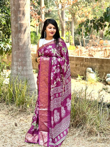 Beautiful Designer Summer Special Bandhej Soft Digital Print Dola Silk Saree