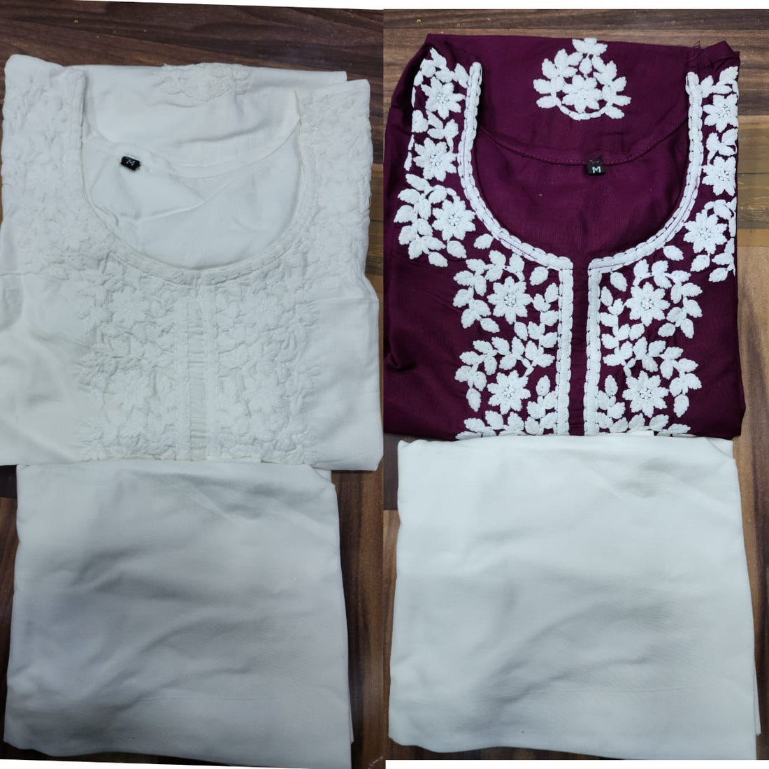 Beautiful Designer Chikankari Kurti Plazzo