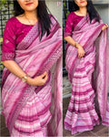 Satin Saree