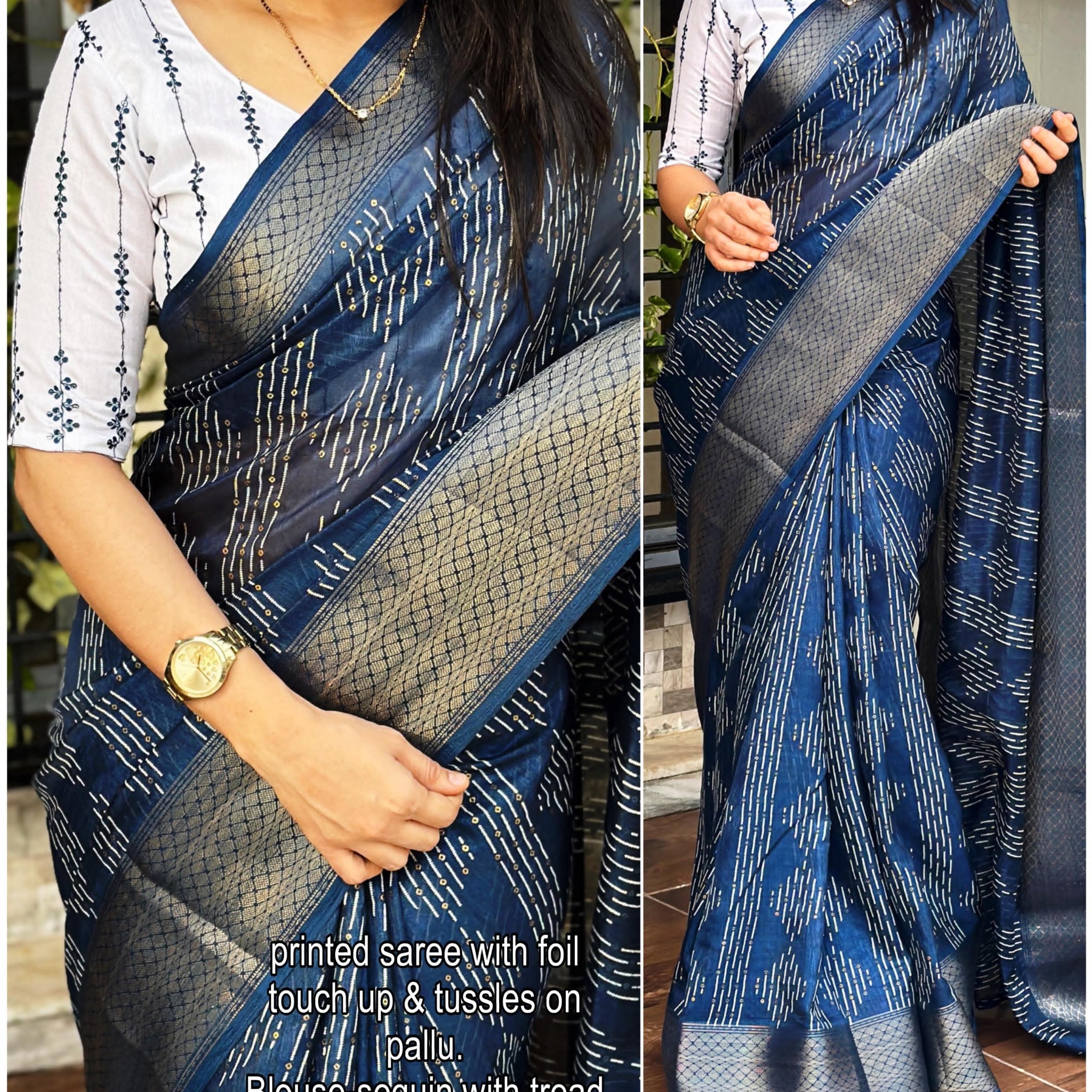 Beautiful Designer Party Wear Soft Muslim Cotton Silk Saree