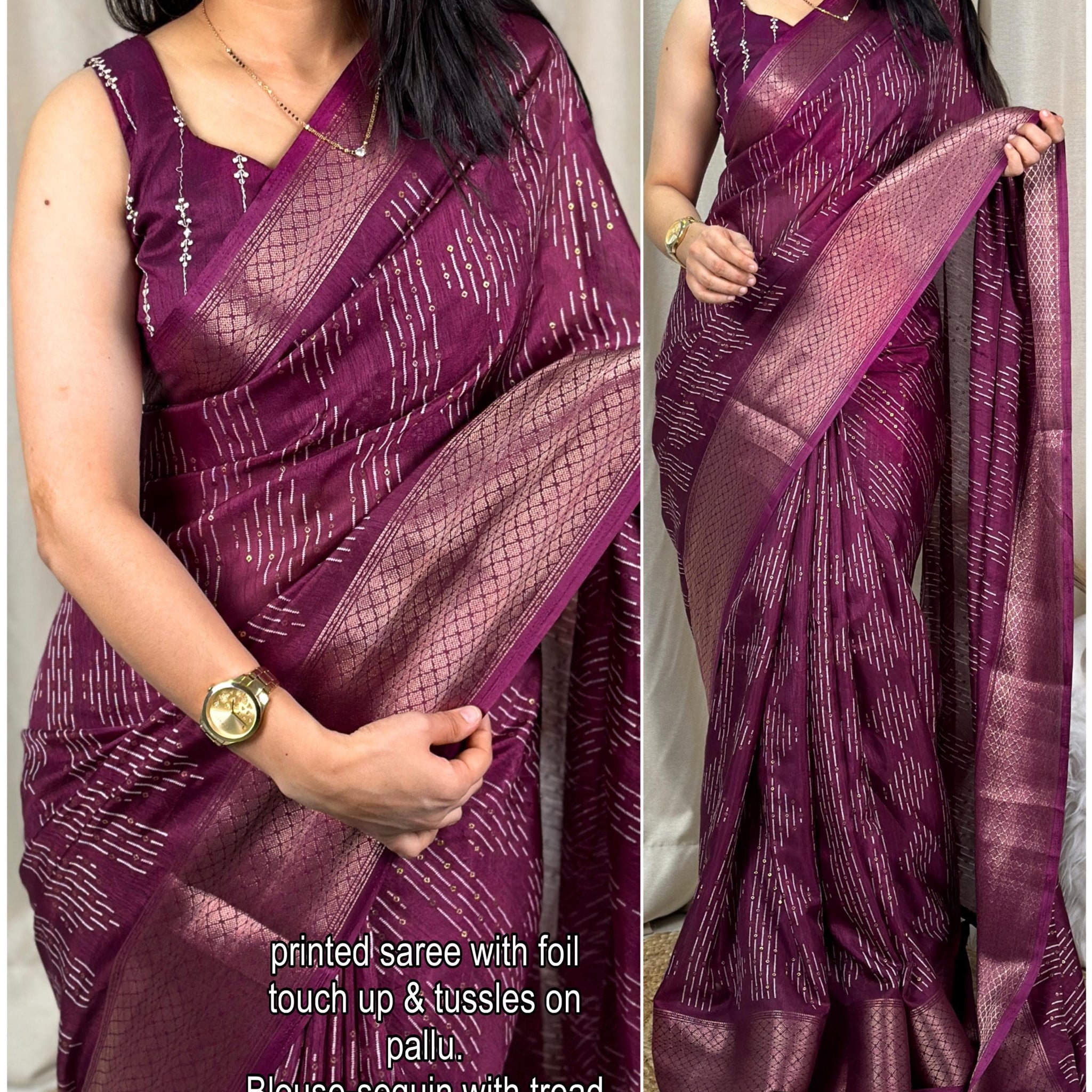 Beautiful Designer Party Wear Soft Muslim Cotton Silk Saree