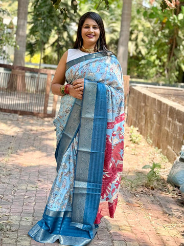 Beautiful Designer Summer Special Soft Digital Print Dola Silk Saree