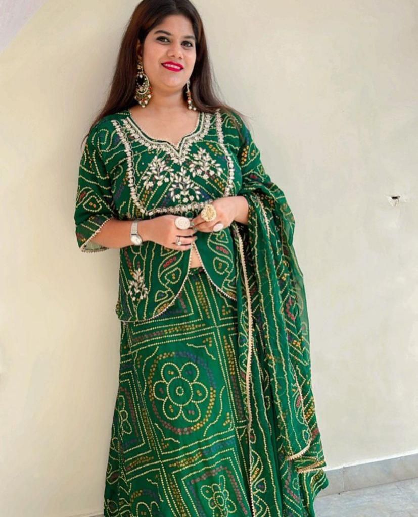 Buy Teal Designer Ethnic Wear Rajasthani Style Lehenga Choli | Designer  Lehenga Choli