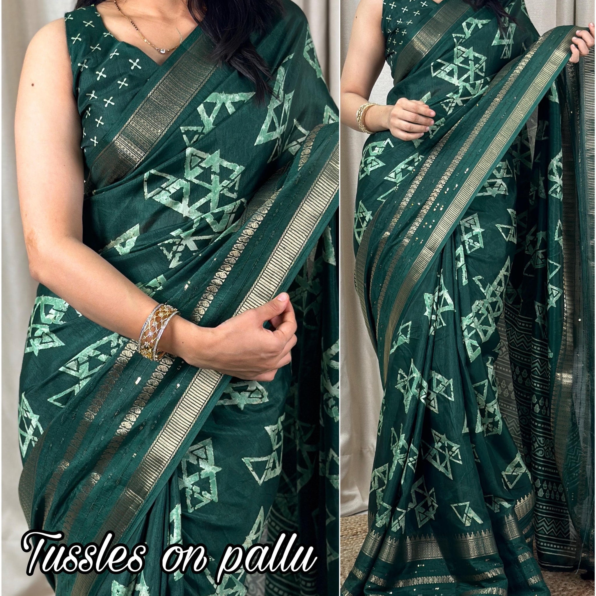 Beautiful Designer Pure Cotton Kalamkari Print Saree