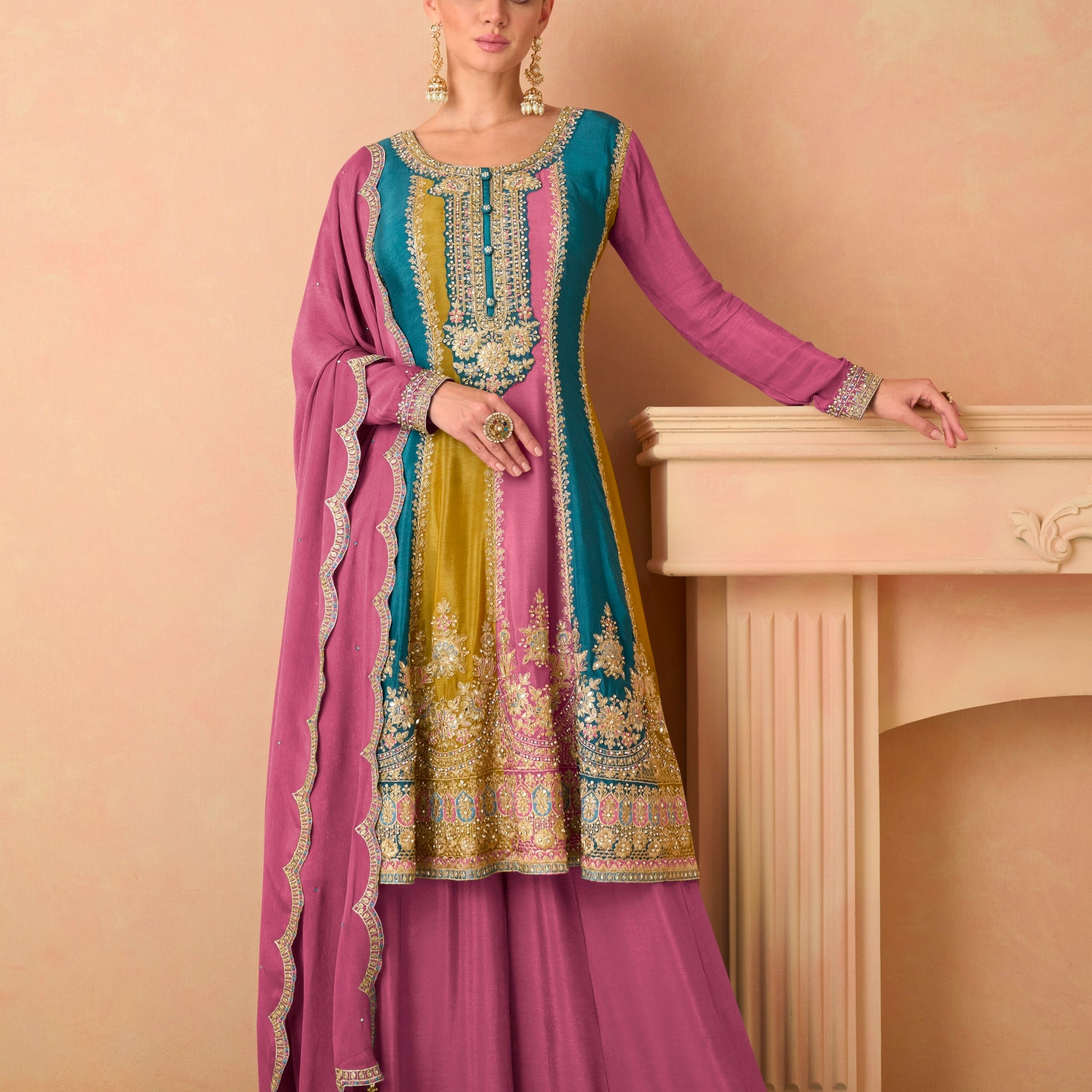 Beautiful Designer Occasion Wear Premium Punjabi Style Salwar Suit