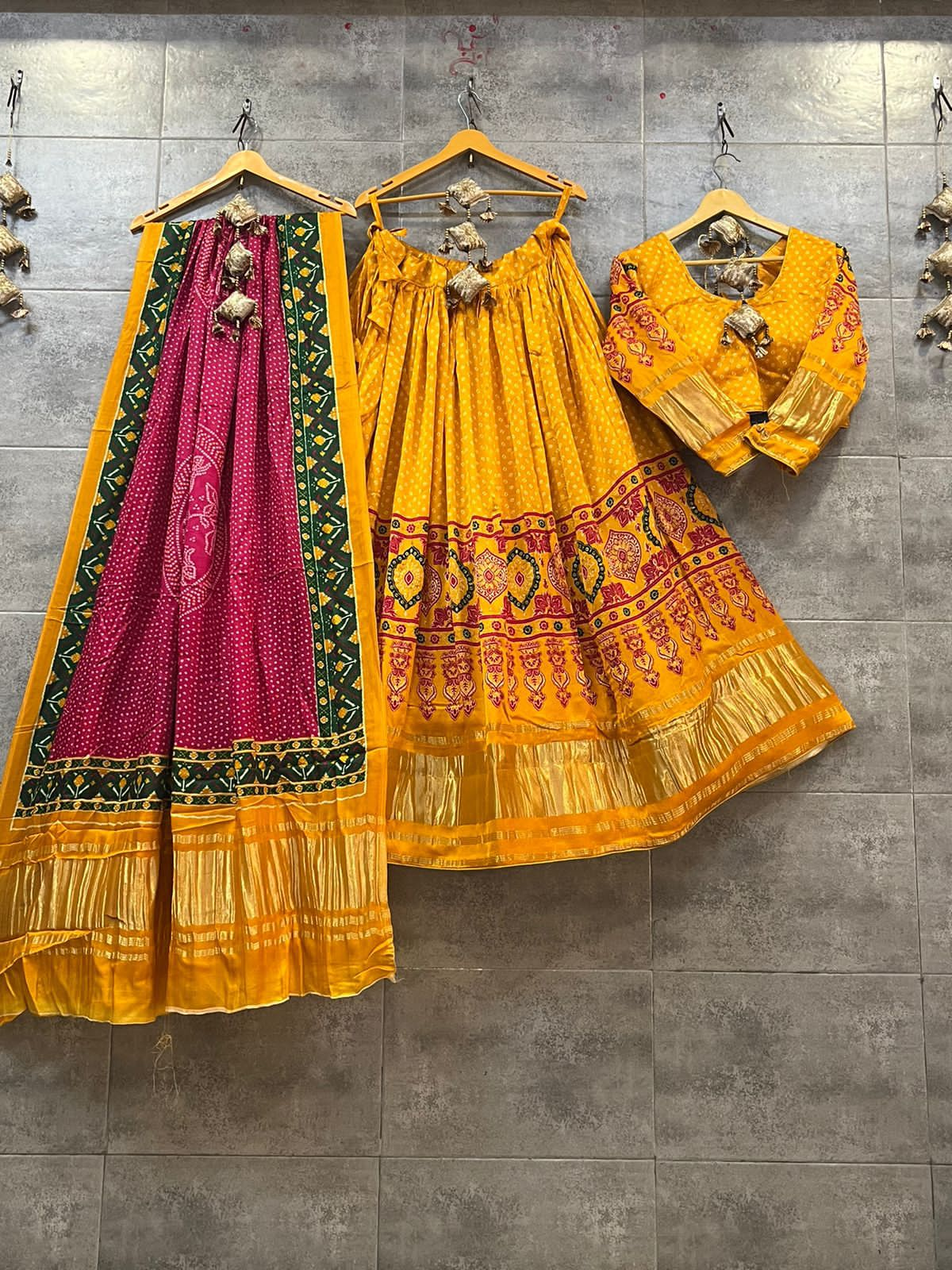 Beautiful Wedding Designer Pure Gajji Silk Lehenga Choli