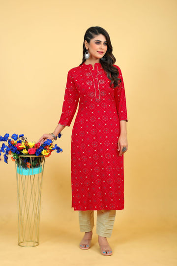 Beautiful Designer Party Wear Punjabi Style Reyon Kurti