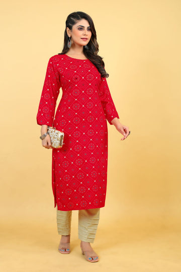 Beautiful Designer Party Wear Punjabi Style Reyon Kurti