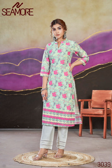 Beautiful Designer Party Wear Summer Special Poly Cotton Kurti