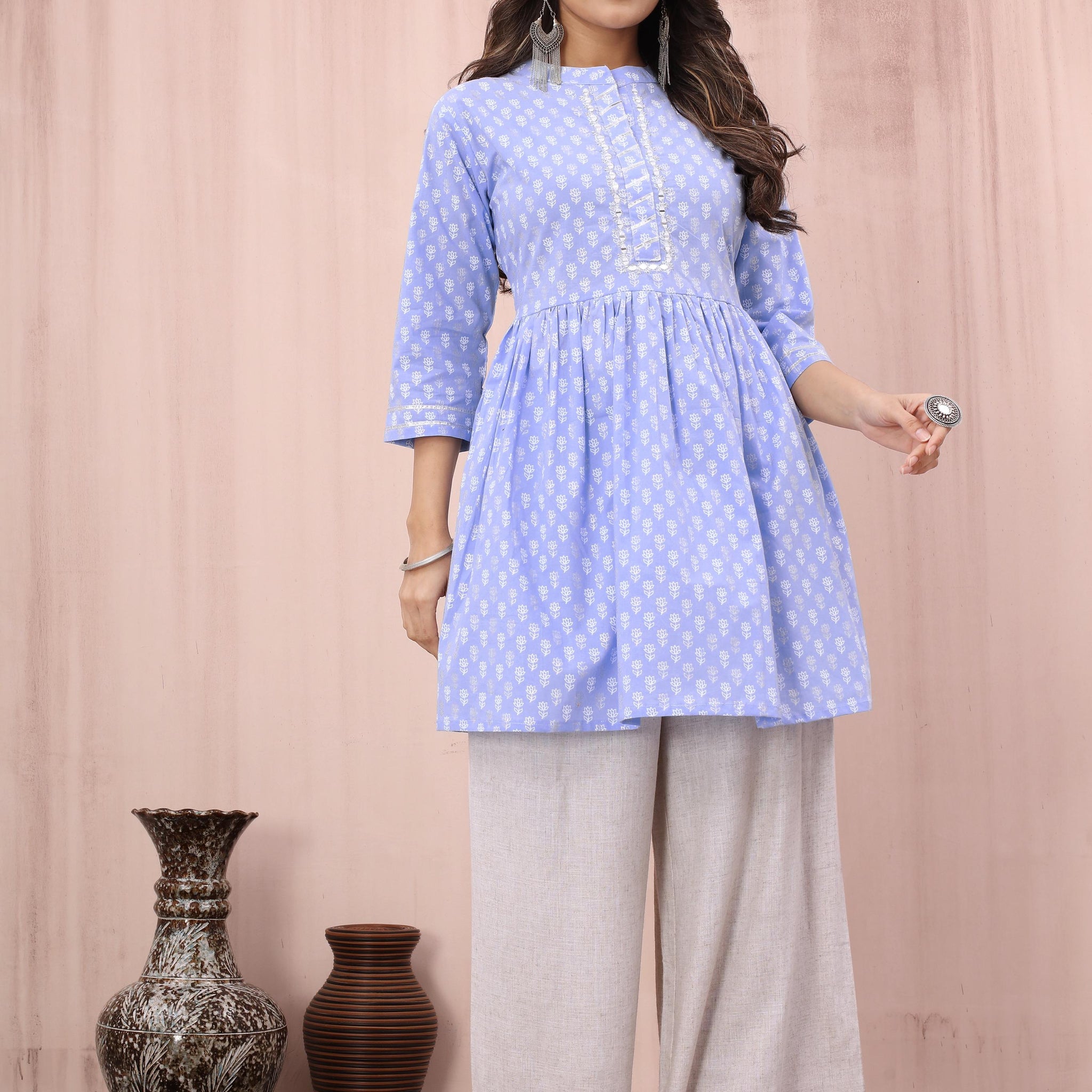 Beautiful Designer Summer Special Pure Cotton Frock