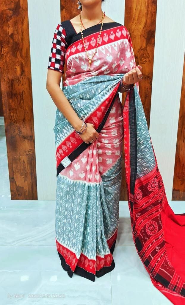 Beautiful Designer Soft Linen Saree Digital Print Saree