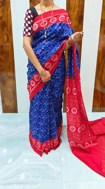 Beautiful Designer Soft Linen Saree Digital Print Saree