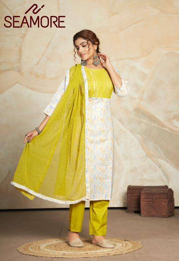 Beautiful Designer Party Wear Punjabi Style Aishwarya Cotton Blend Salwar Suit