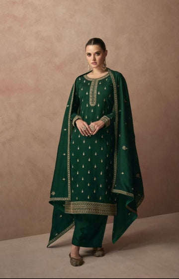 Designer Occasion Wear Latest Premium Silk Salwar Suit