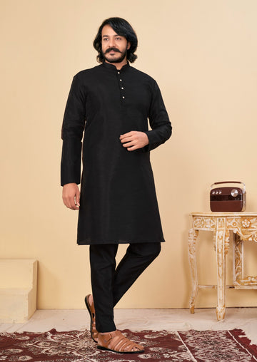 Beautiful Men's Designer Silk Kurta Payjama