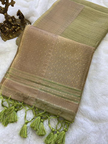 Beautiful Designer Soft Banarasi Tissue Silk Saree