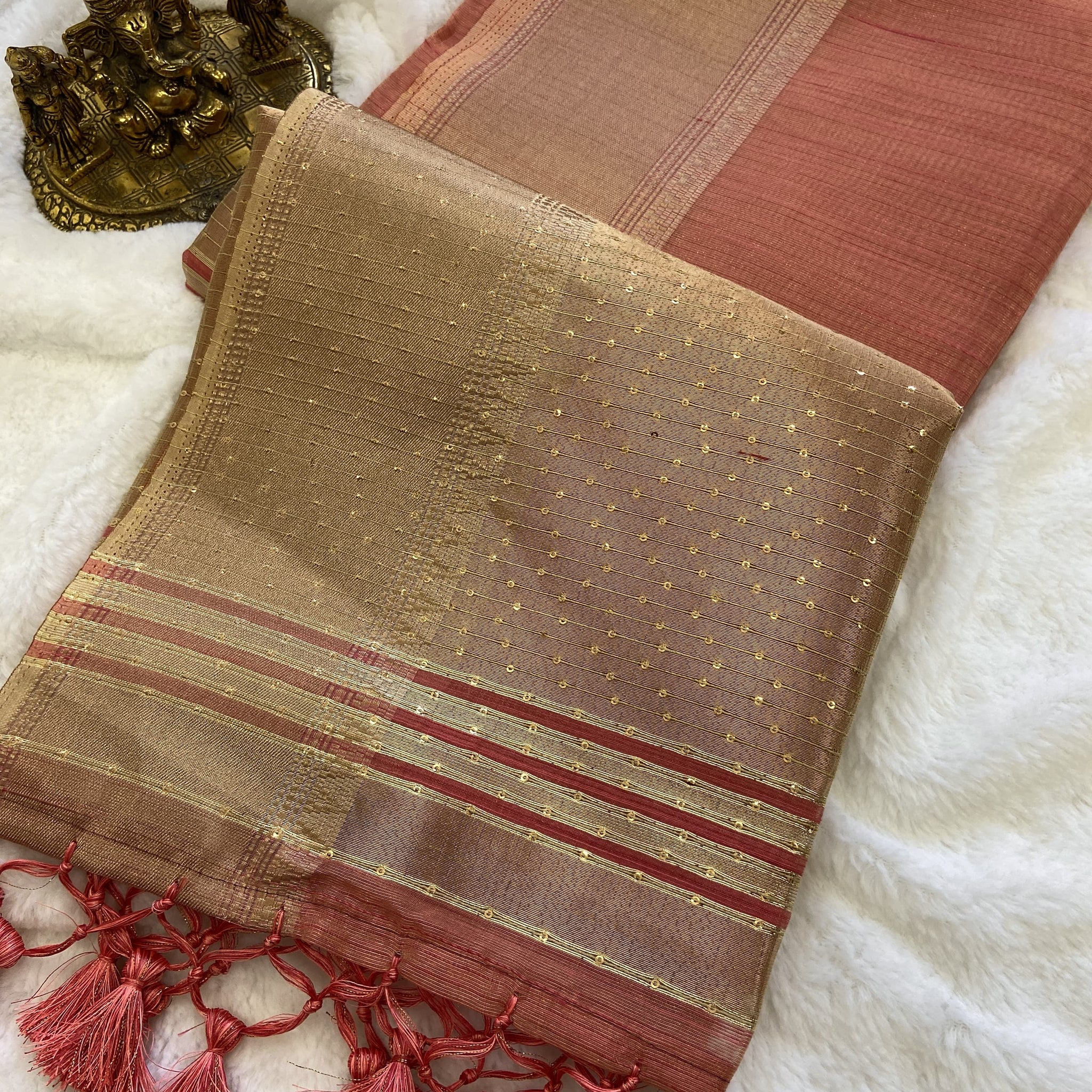 Beautiful Designer Soft Banarasi Tissue Silk Saree