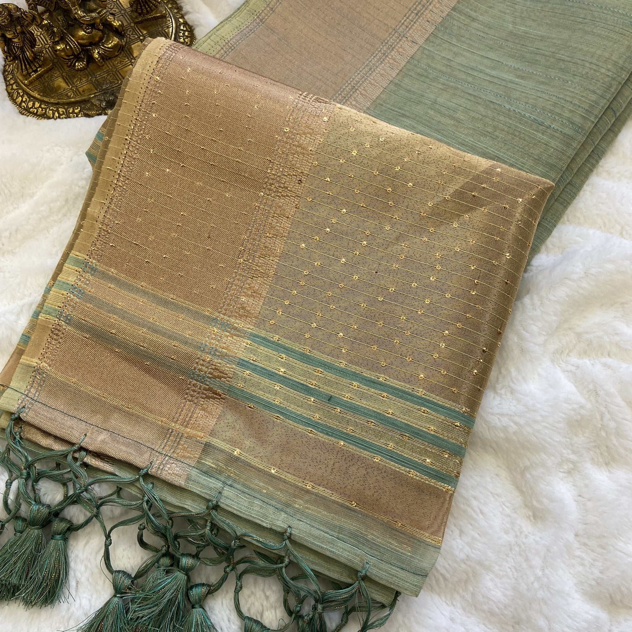 Beautiful Designer Soft Banarasi Tissue Silk Saree