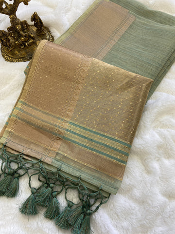 Beautiful Designer Soft Banarasi Tissue Silk Saree