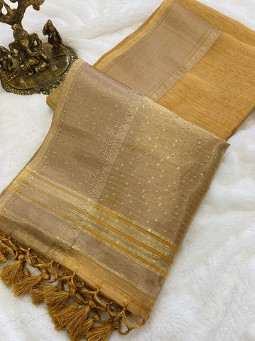 Beautiful Designer Soft Banarasi Tissue Silk Saree