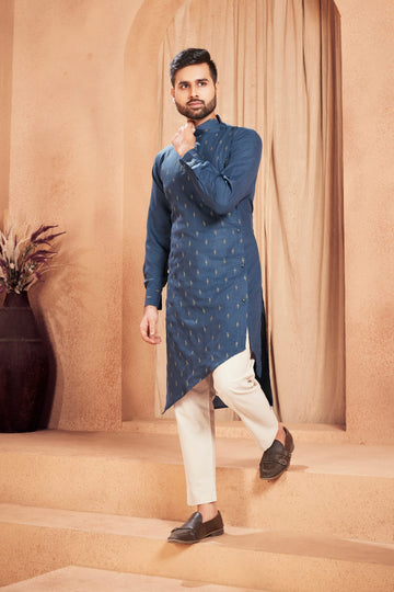 Beautiful Men's Designer Magic Cotton Kurta Payjama