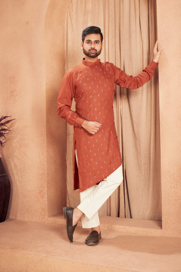 Beautiful Men's Designer Magic Cotton Kurta Payjama