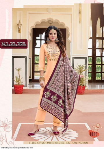 Beautiful Designer Summer Special Heavy Maslin Salwar Suit