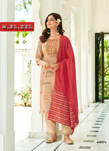 Beautiful Designer Summer Special Heavy Maslin Salwar Suit