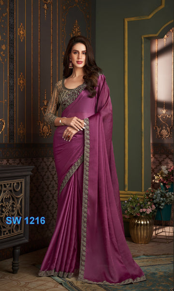 Beautiful Designer Party Wear Sandalwood Design 1216