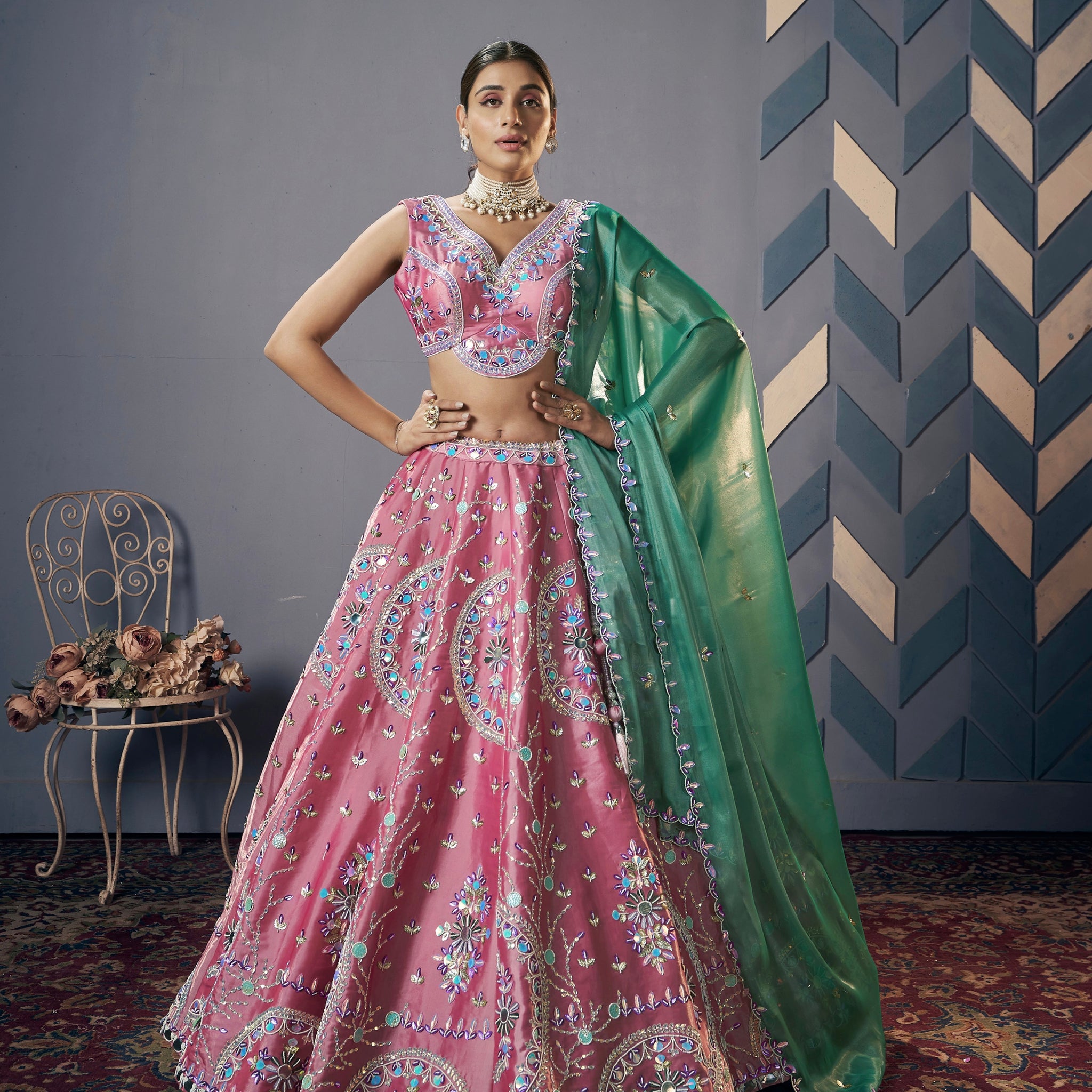 Designer Wedding Wear Latest handwork Lehenga Choli