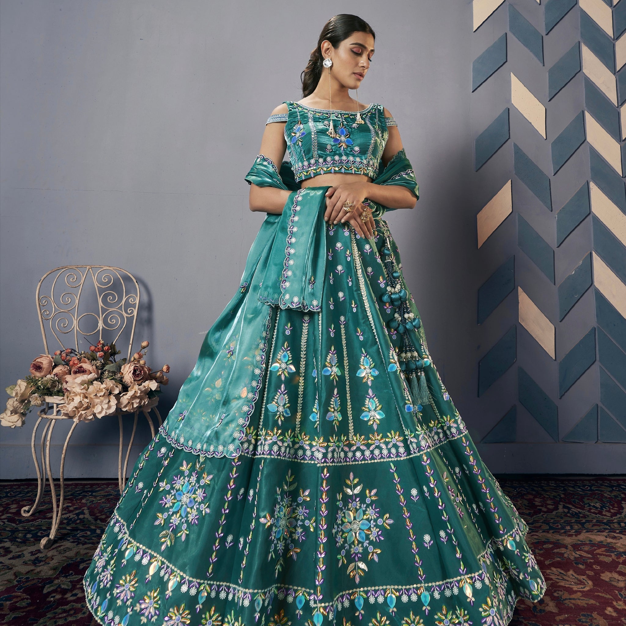 Designer Wedding Wear Latest handwork Lehenga Choli