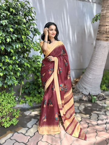 Beautiful Designer Soft Pure Cotton Saree