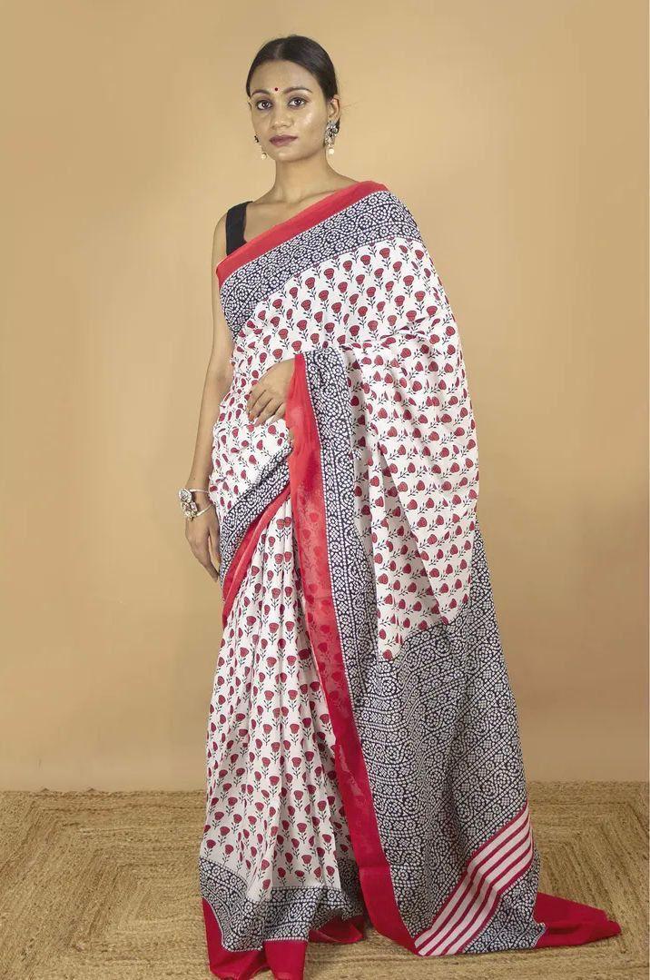 Beautiful Designer Soft Pure Cotton Saree