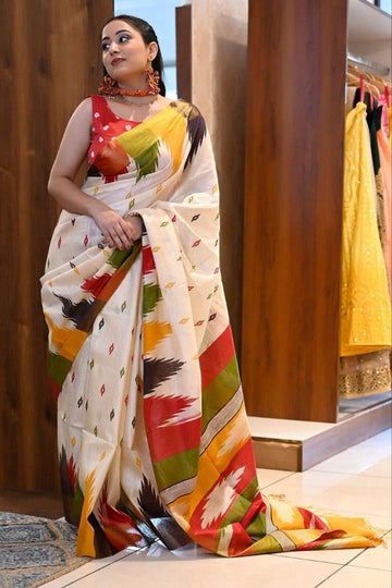 Beautiful Designer Soft Pure Cotton Saree