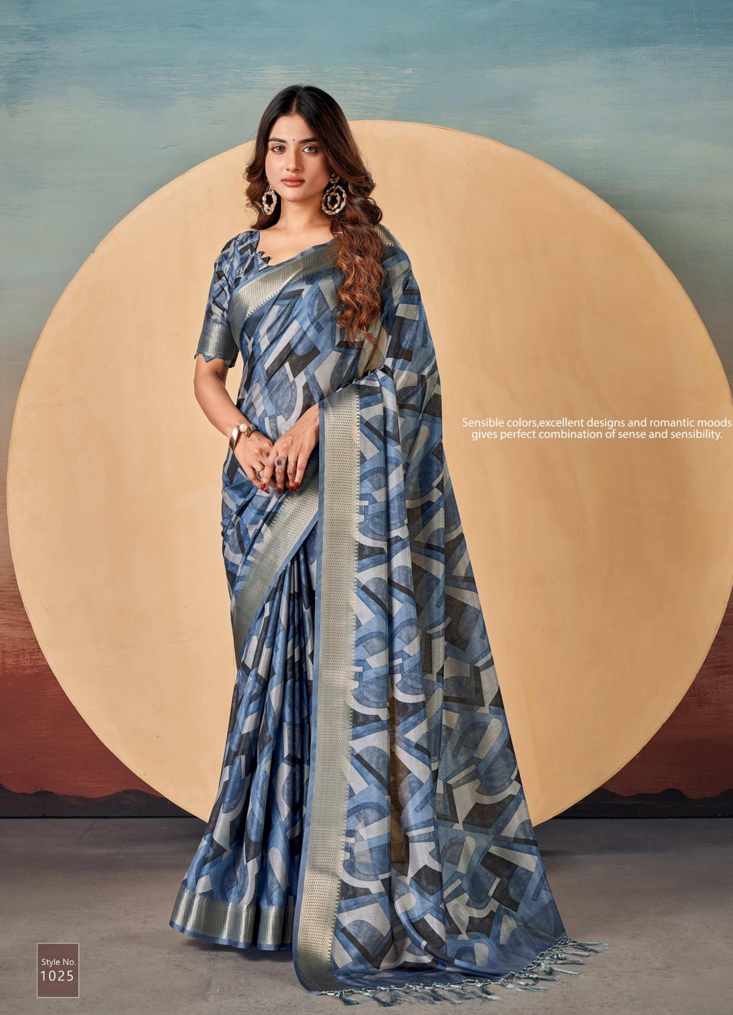 Beautiful Designer Summer Special Dola Silk Digital Print Saree