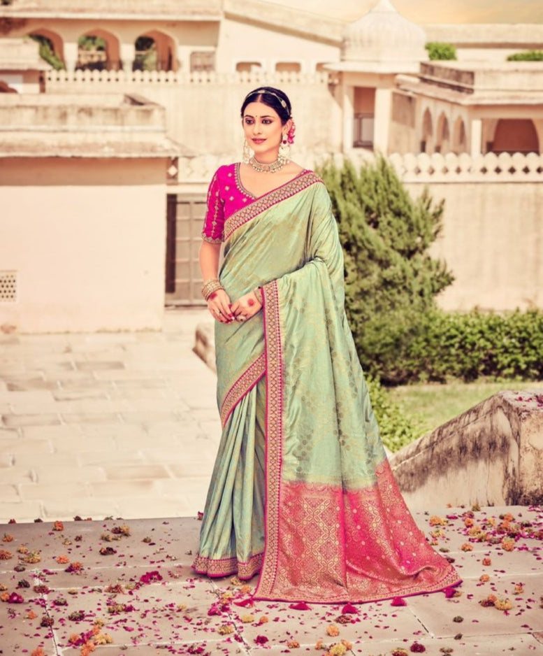 Beautiful Designer Summer Special Dola Silk Digital Print Saree