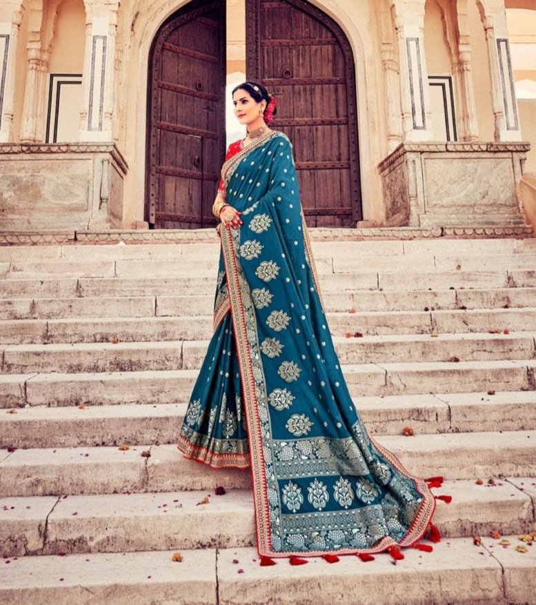 Beautiful Designer Summer Special Dola Silk Digital Print Saree