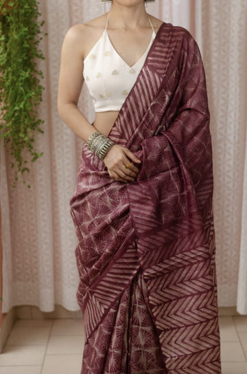 Mulmul Cotton Saree