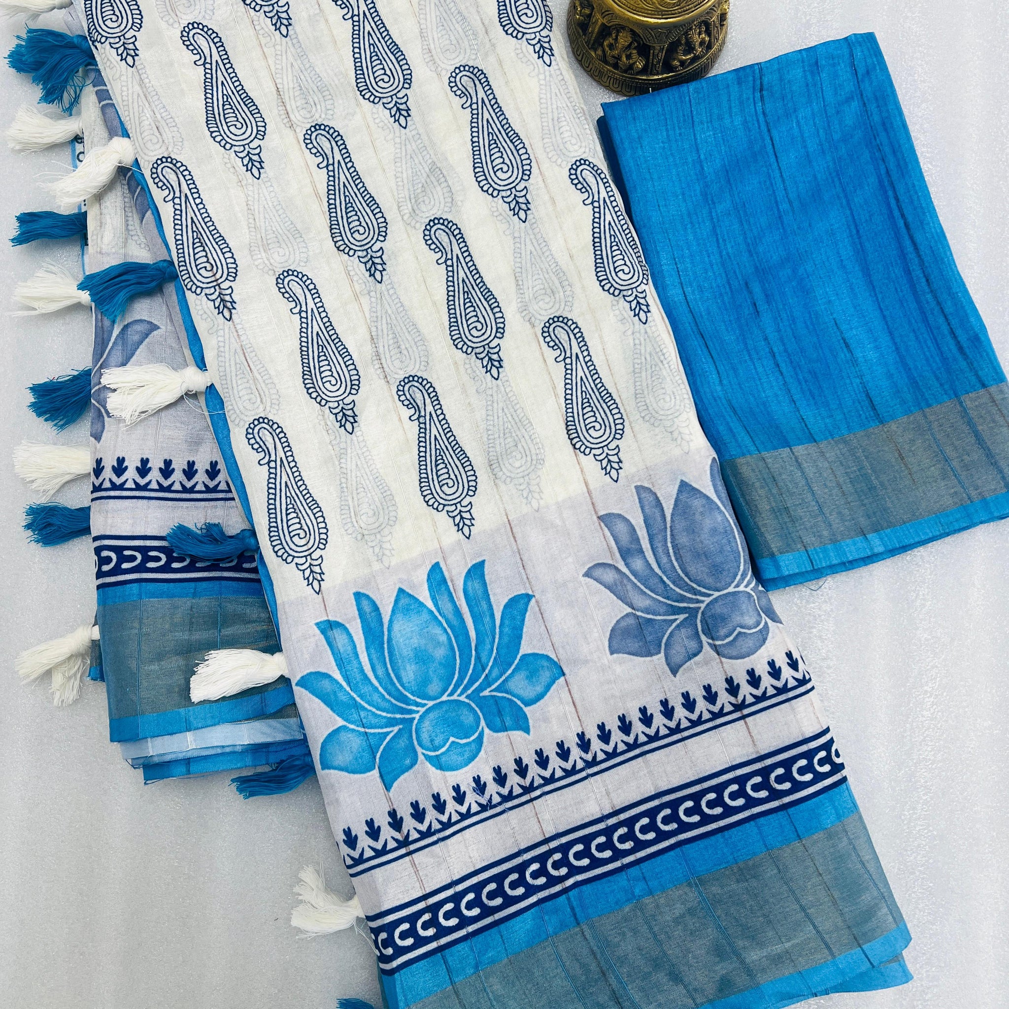 Beautiful Designer Summer Special Pure Cotton Saree