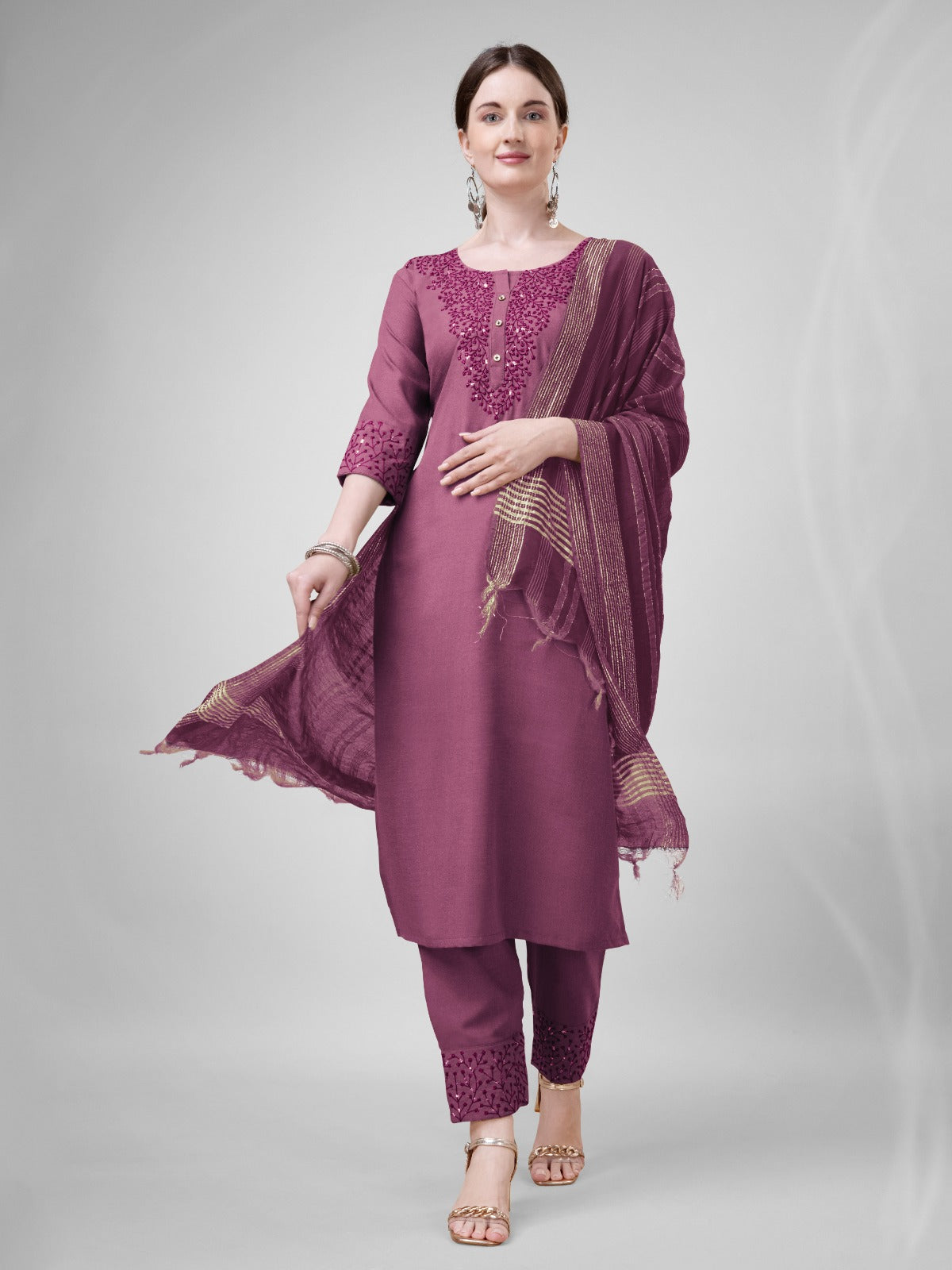 Beautiful Designer Summer Special Cotton Blend Cut Suit Salwar Suit