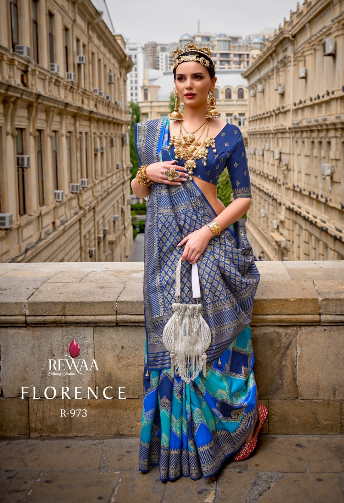 Beautiful Designer Florence Designer Fancy Pv Silk Saree