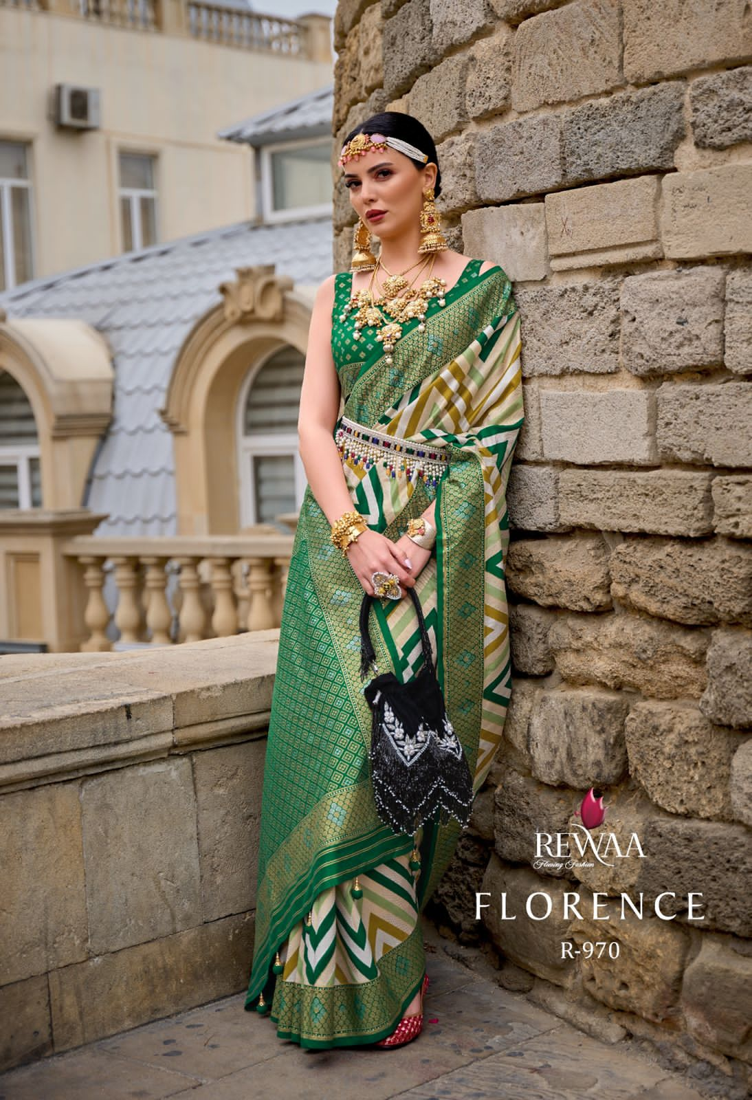 Beautiful Designer Florence Designer Fancy Pv Silk Saree