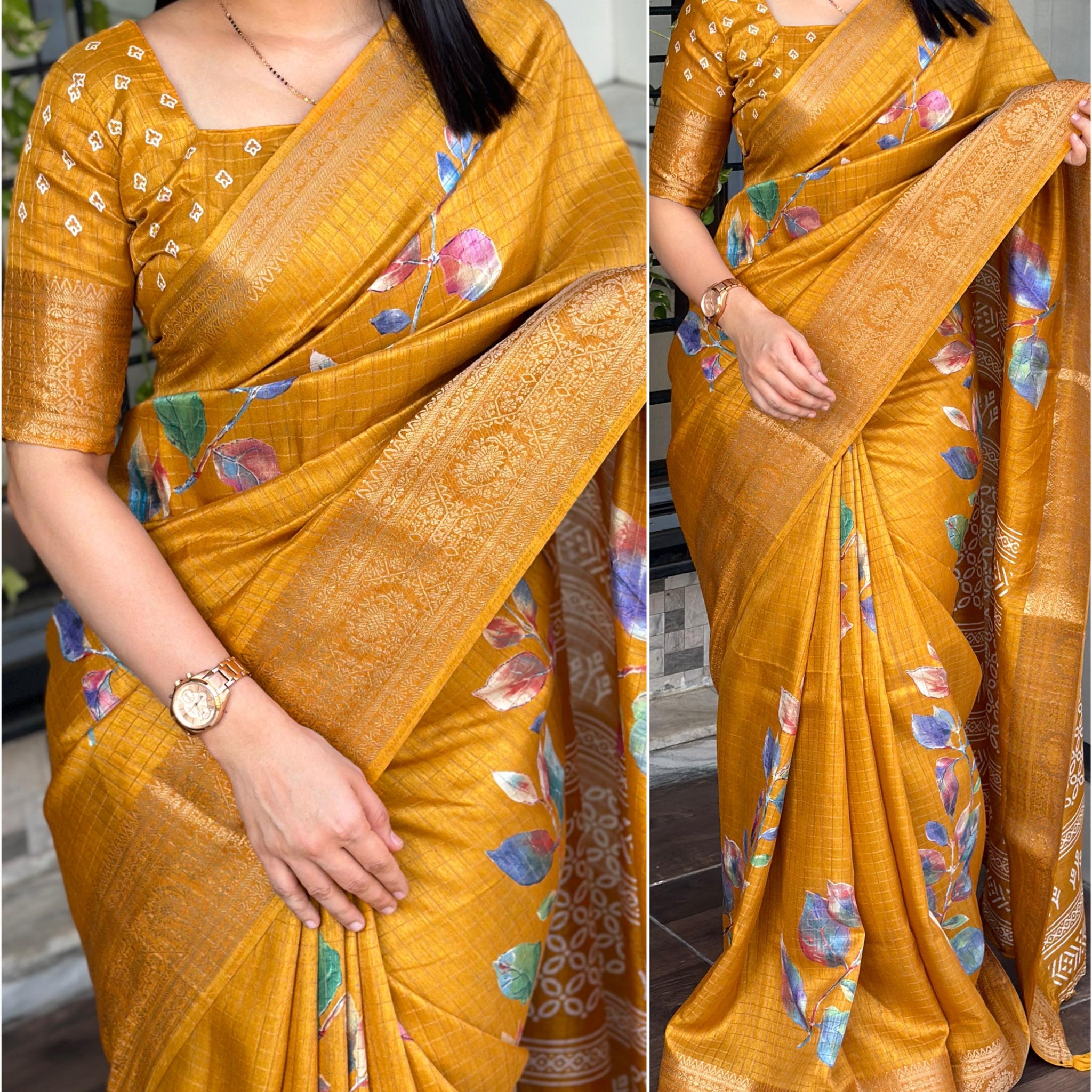 Cotton Silk Saree