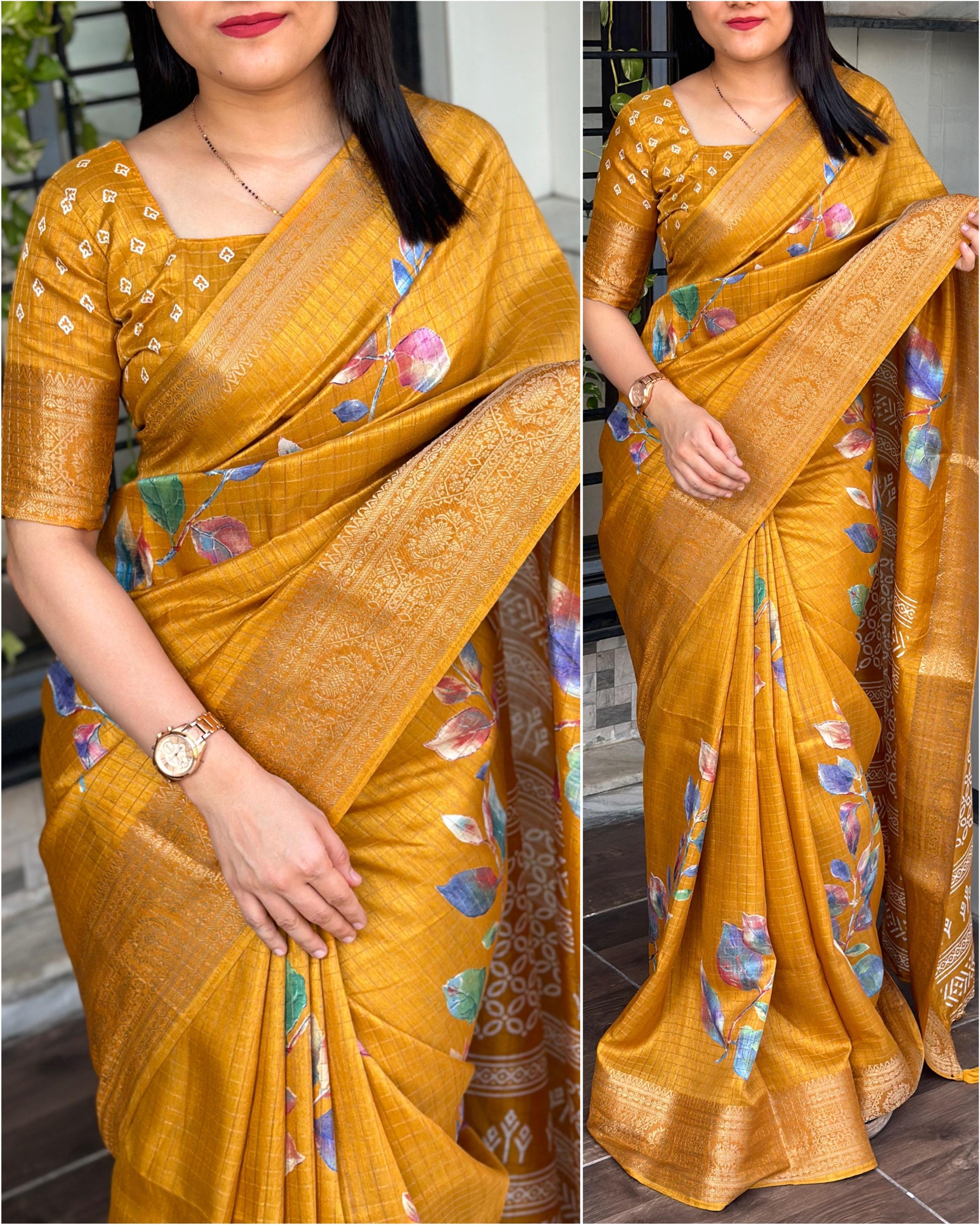 Cotton Silk Saree