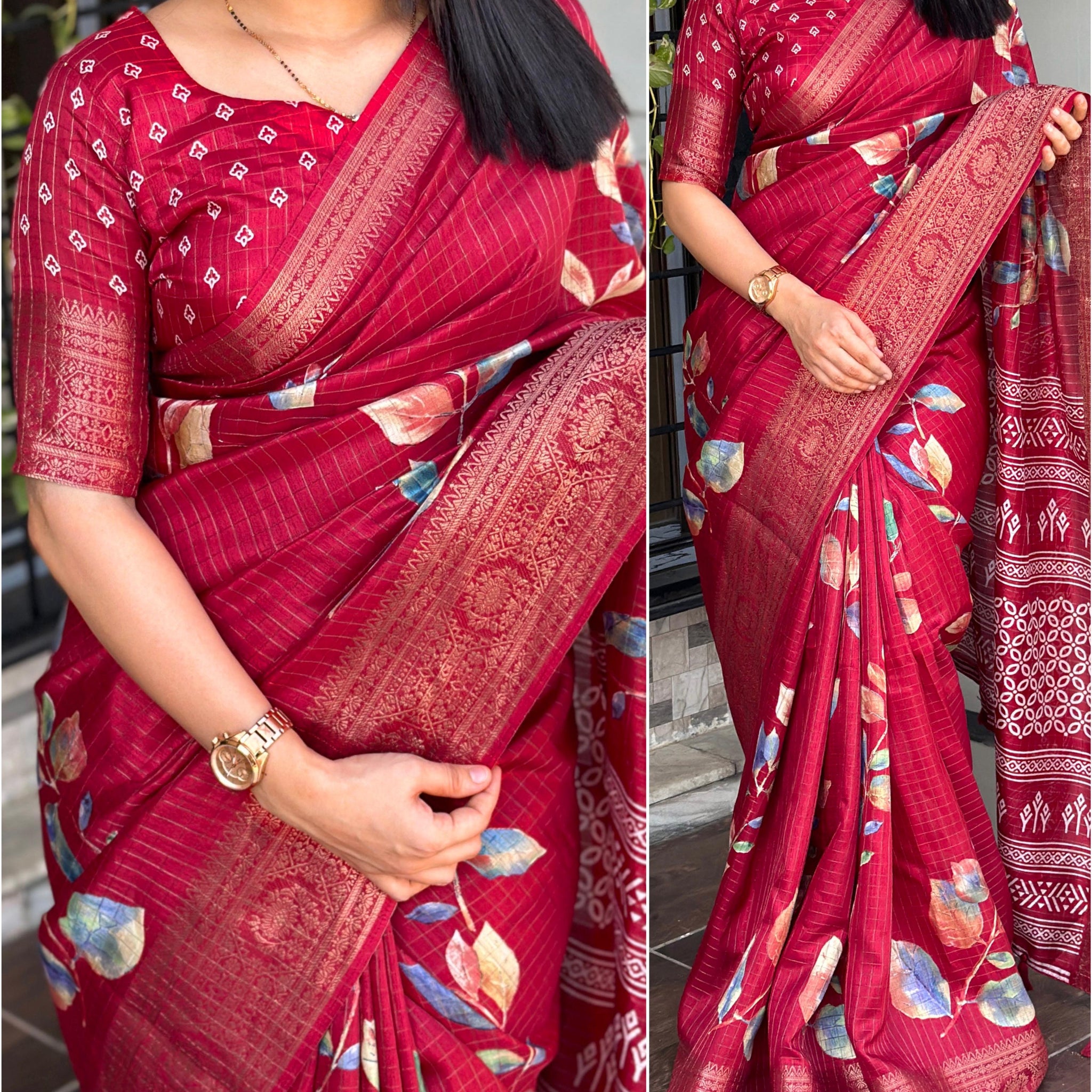 Cotton Silk Saree