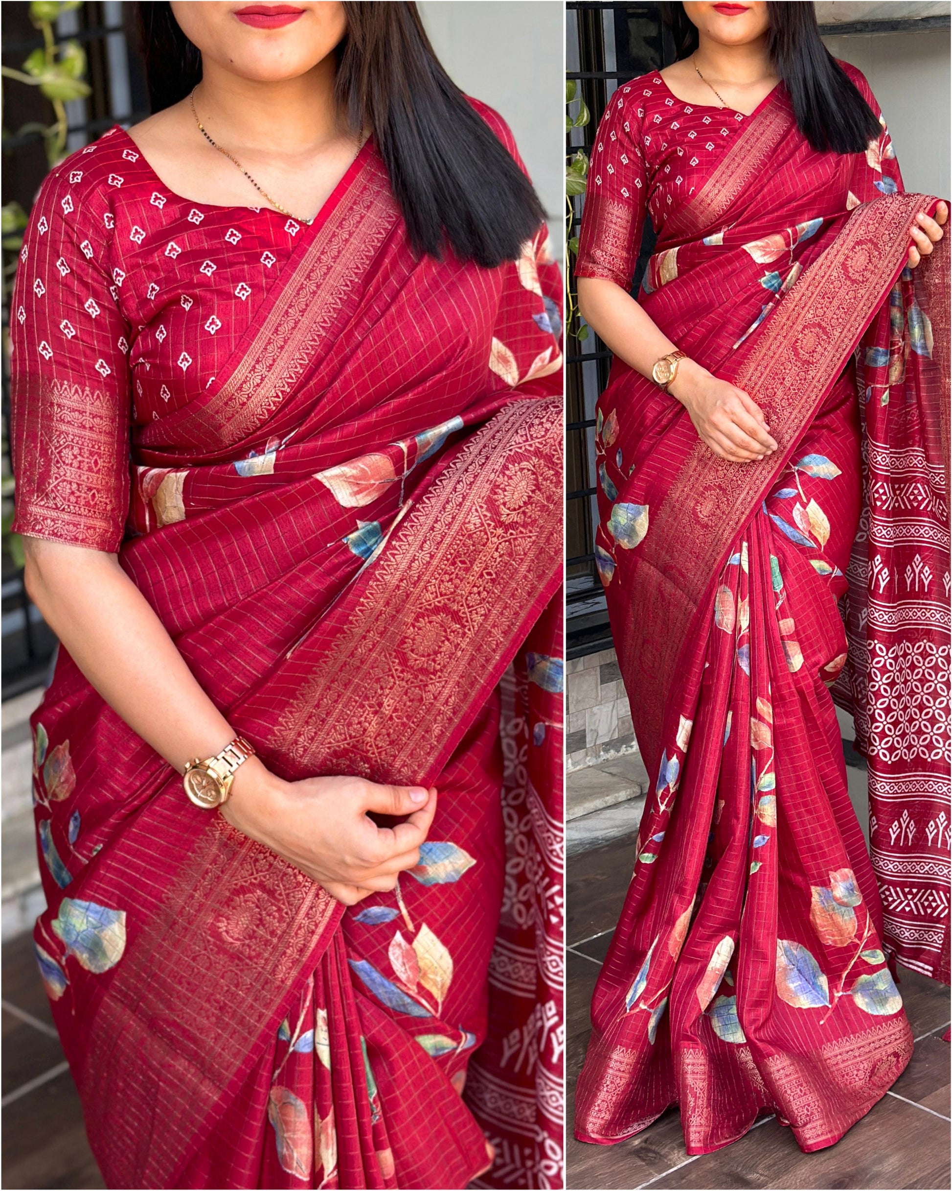 Cotton Silk Saree