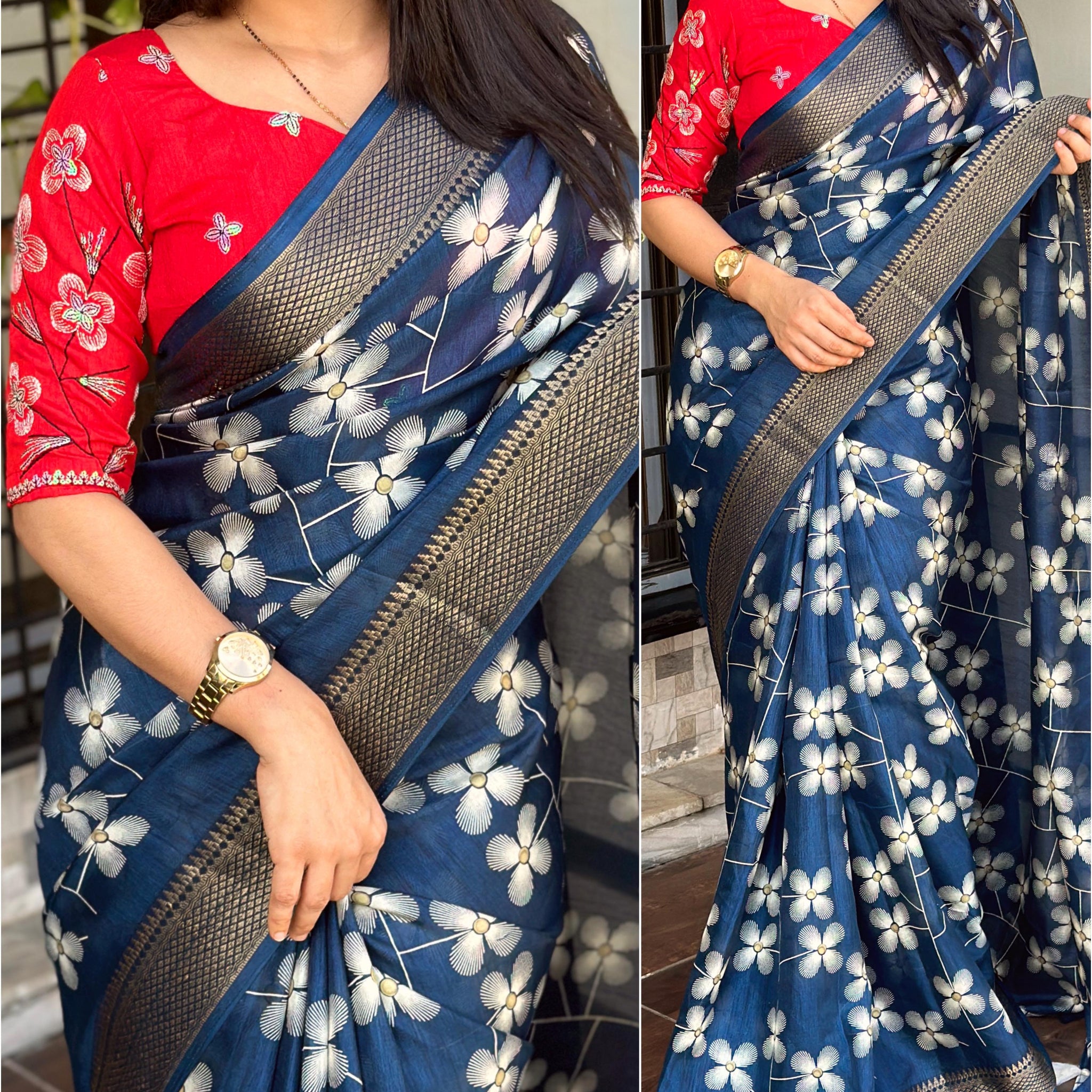 Cotton Silk Saree