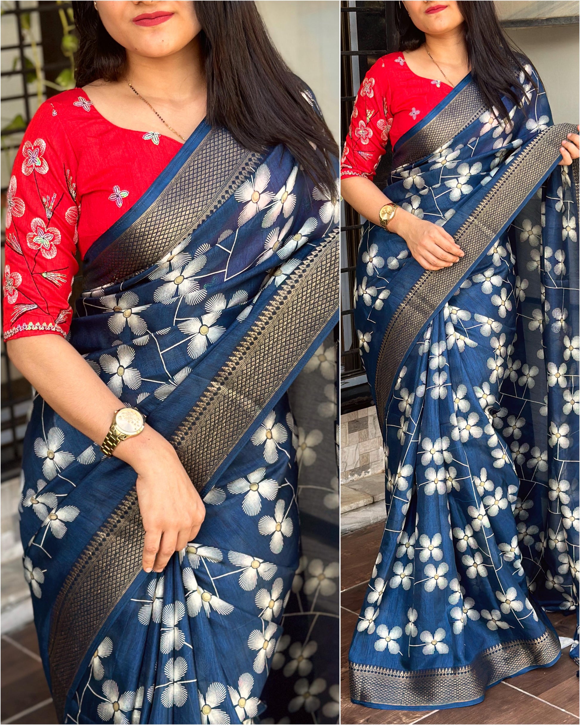 Cotton Silk Saree