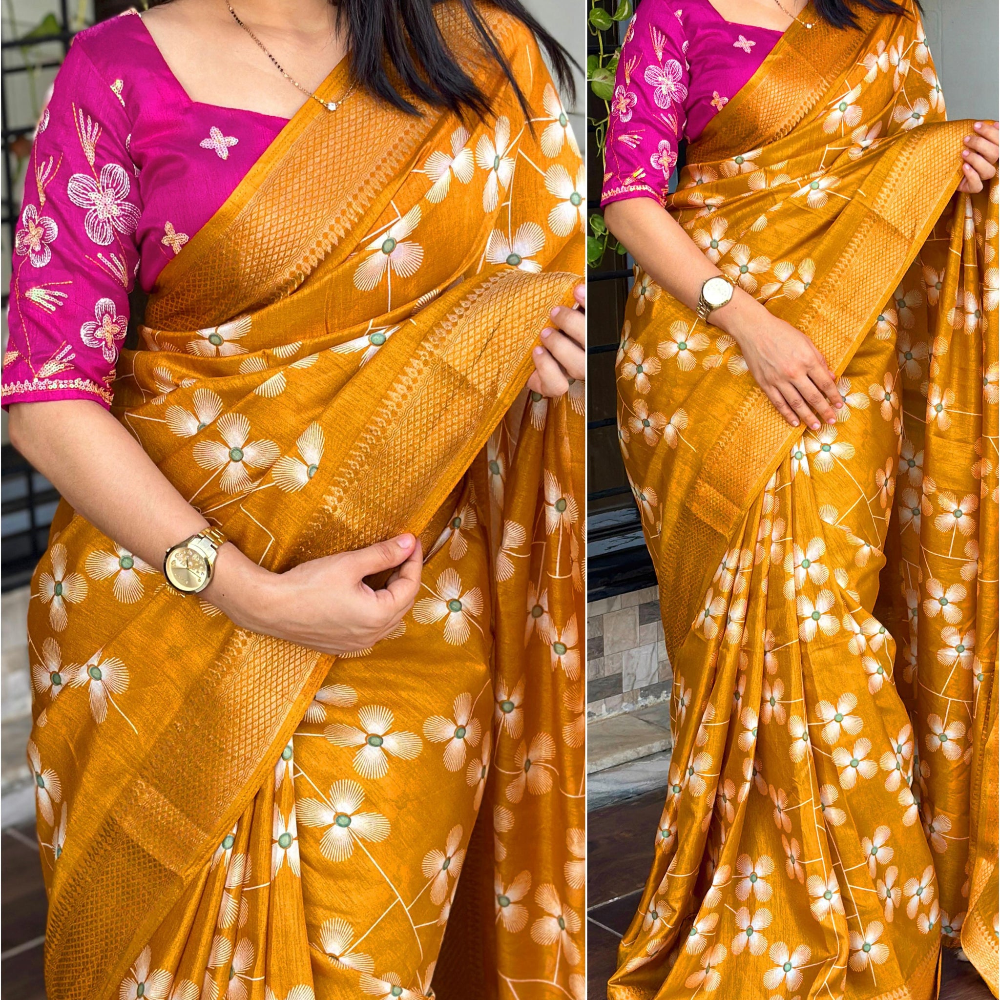 Cotton Silk Saree