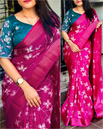 Cotton Silk Saree